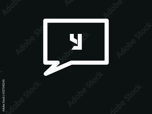Fototapeta Capital letter Y vector image