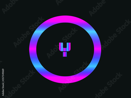 Fototapeta Capital letter Y vector image