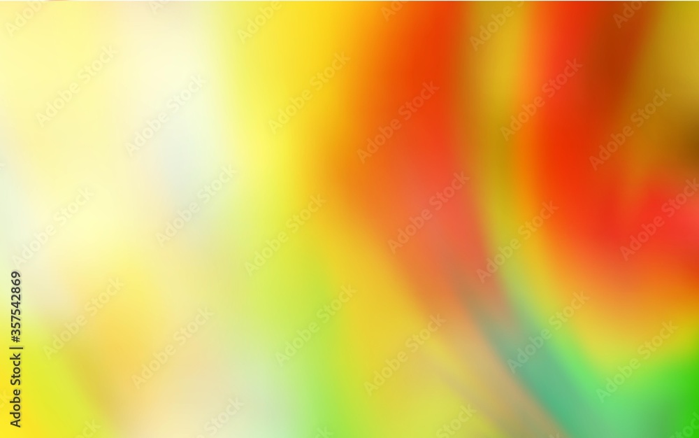 Light Red, Yellow vector abstract layout.