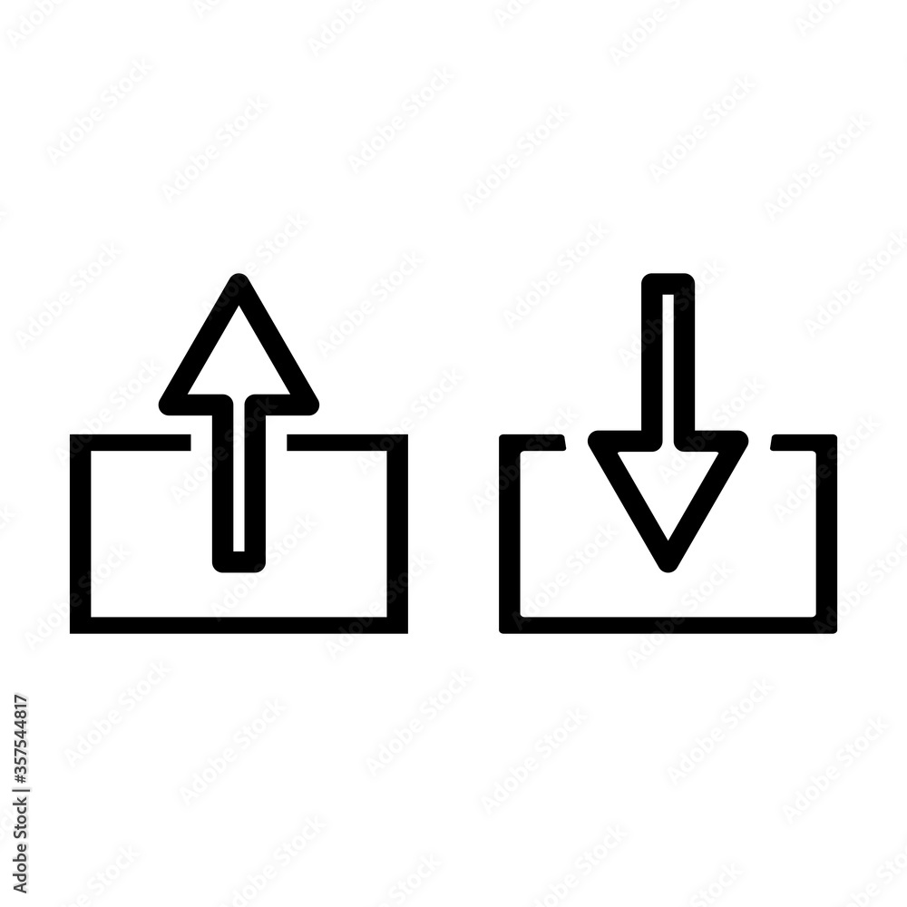 download and upload icon vector template download and upload icon vector template