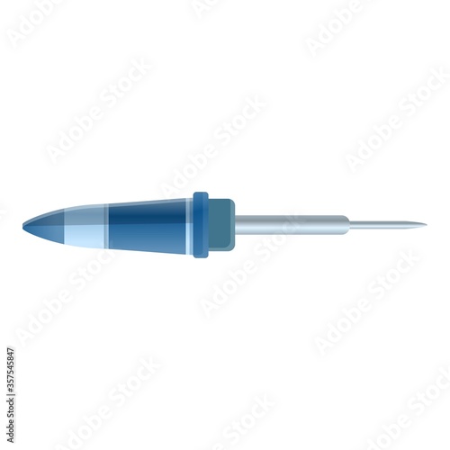 Soldering transistor icon. Cartoon of soldering transistor vector icon for web design isolated on white background