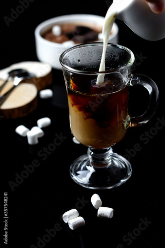 coffee with marshmallows