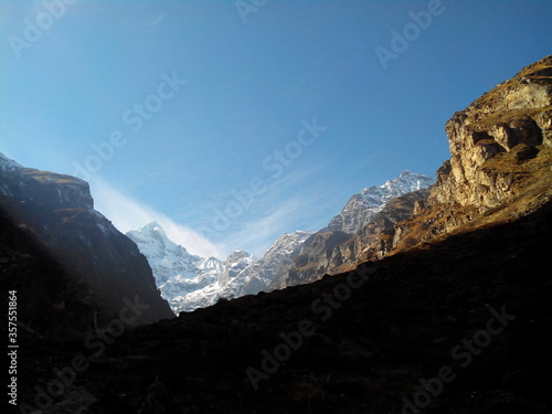 Neelkanth peak in Himalayas, Badrinath India © HighStreet