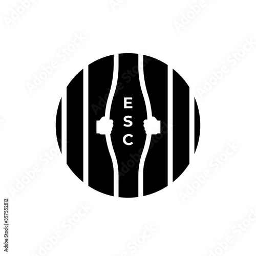 Logo design about escape