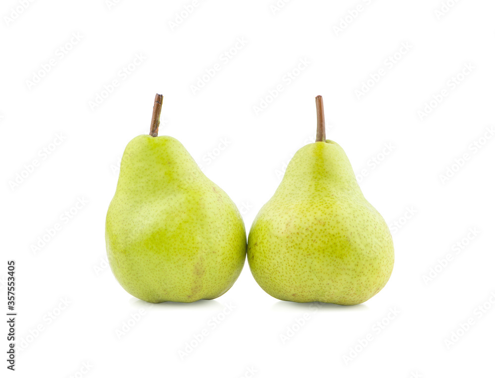 pears fruit an isolated on white background