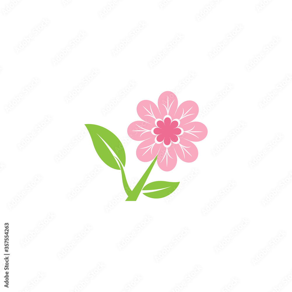 Beauty icon flowers design illustration Beauty icon flowers design illustration