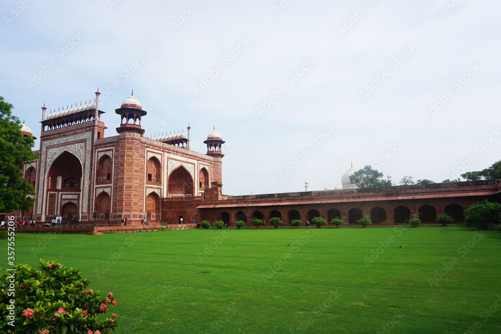 Fototapeta premium KI.インド：ニューデリー、アーグラ INDIA:Newdelhi,Agra 日常の風景２２ ひとり旅 タージマハル