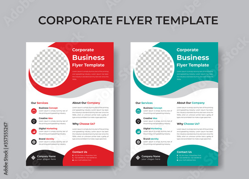 Corporate Flyer Design , Business Flyer Template vector design for Brochure, Annual Report, Magazine, Poster, Corporate Presentation, Portfolio, Flyer, layout leaflet promotion marketing flyer