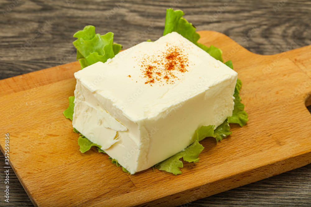 Greek traditional soft feta cheese