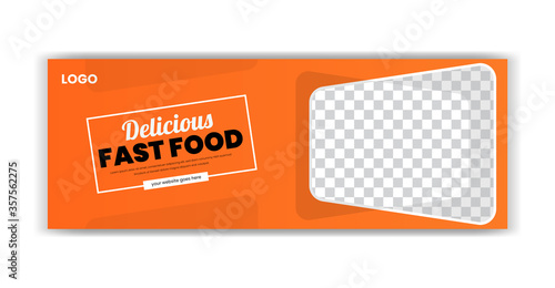 Restaurant food sale offer social media Instagram post facebook cover page timeline web ad banner template design