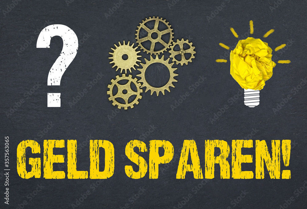 Obraz premium Geld sparen!