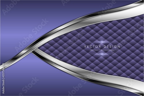  Abstract background luxury of purple with upholstery modern design vector illustration.
