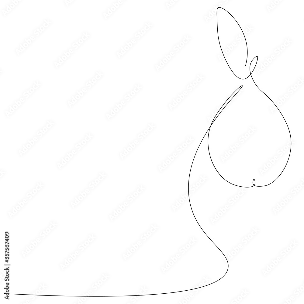 Pear fruit background, vector illustration