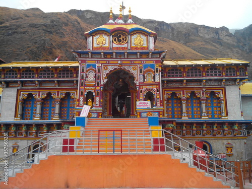 Ancient Lord Vishnu Temple Badrinath, Uttarakhand India © HighStreet