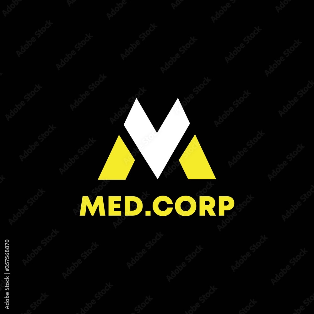 Obraz premium Initial and strong initials M logo