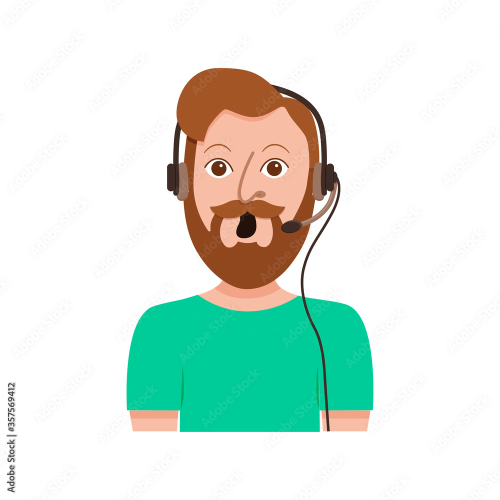 Call center customer support phone operator assistants