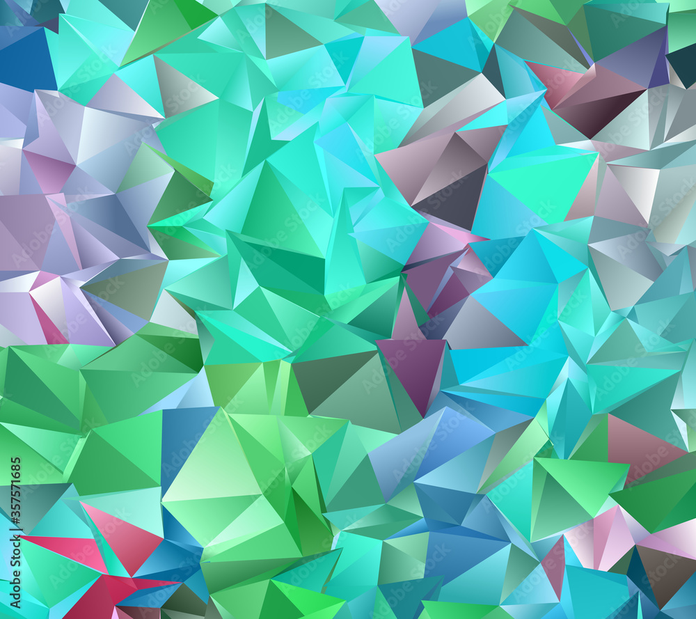 Obraz premium Abstract Low-Poly background. triangulated texture. Design 3d. Polygonal geometrical pattern. Triangular modern style