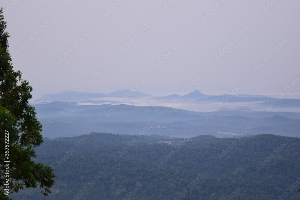 Valley View Mountain and Clouds Valley View Mountain and Clouds