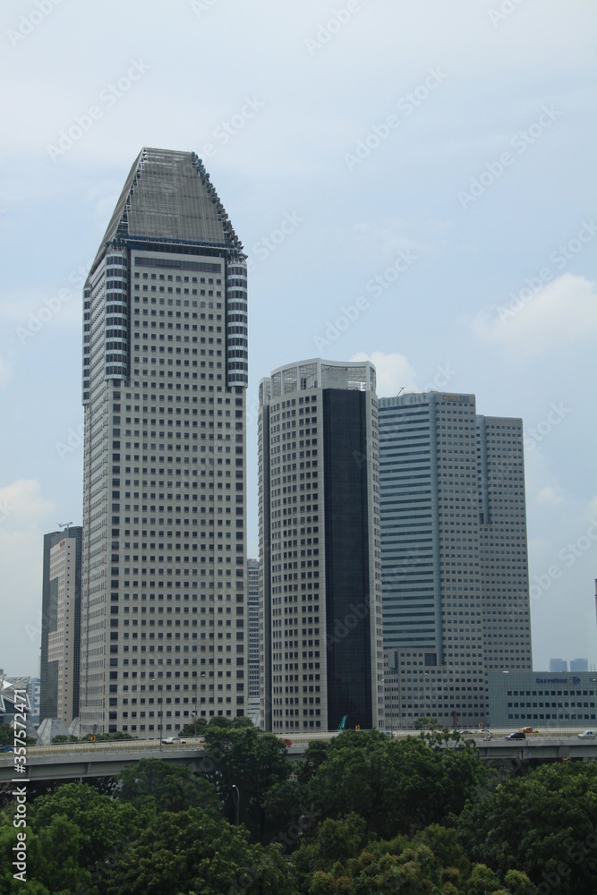 skyscrapers in Singapore