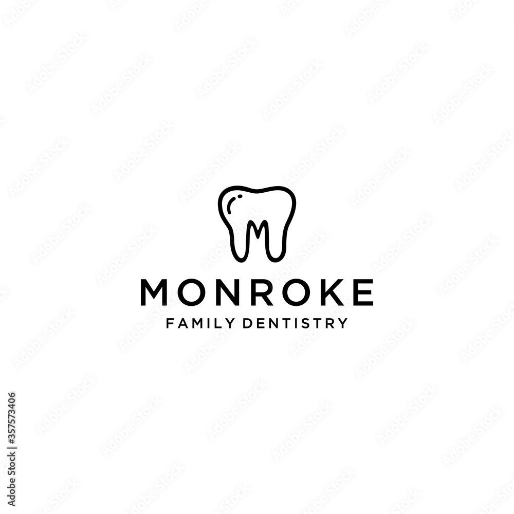 Fototapeta premium Health Logo design vector template Dental clinic Logotype