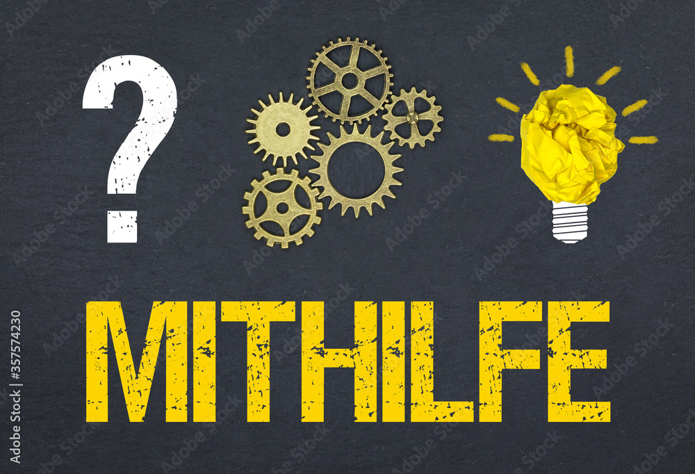 Obraz premium Mithilfe