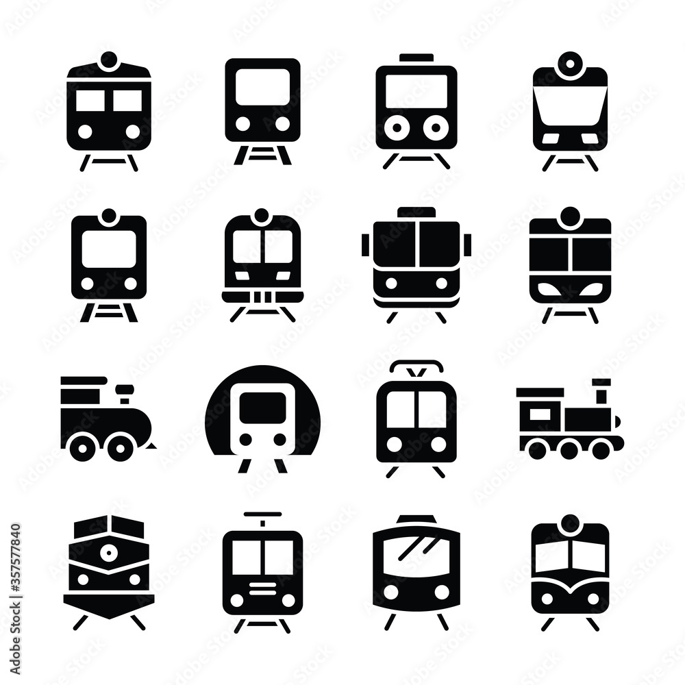 Transportation Pack In Solid Style
Transportation Pack In Solid Style