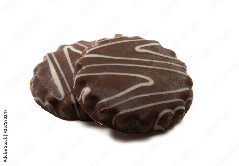 cookies with chocolate isolated cookies with chocolate isolated