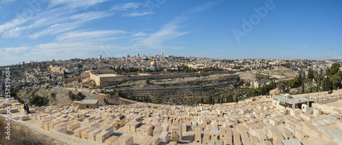Panorama of the Temple Mount in Jerusalem.