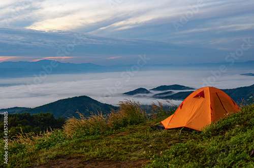 Mountain Landscape of "Chiang Doi" view point in "ChiangMai" province northern of Thailand.