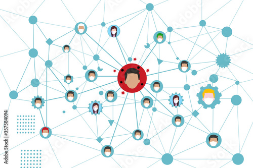 social network concept