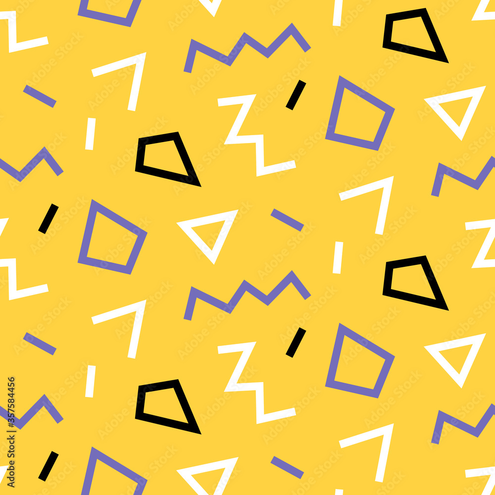 Retro memphis seamless pattern Retro memphis seamless pattern