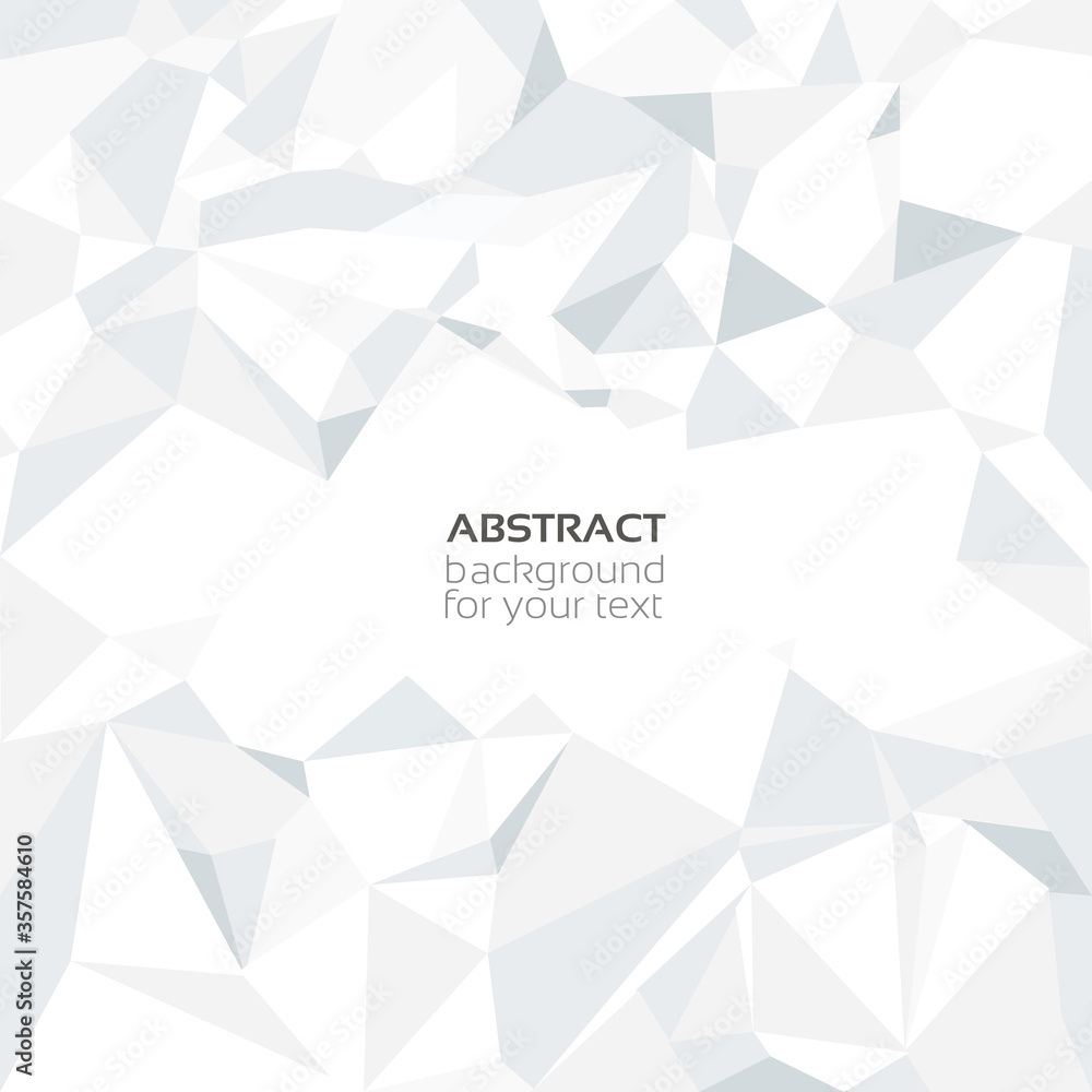Abstract vector crumpled white paper background Abstract vector crumpled white paper background