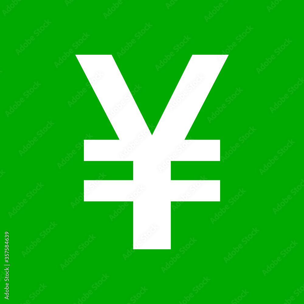 Obraz premium Yen und Hintergrund