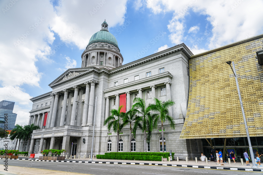 Main gate to the National Gallery Singapore