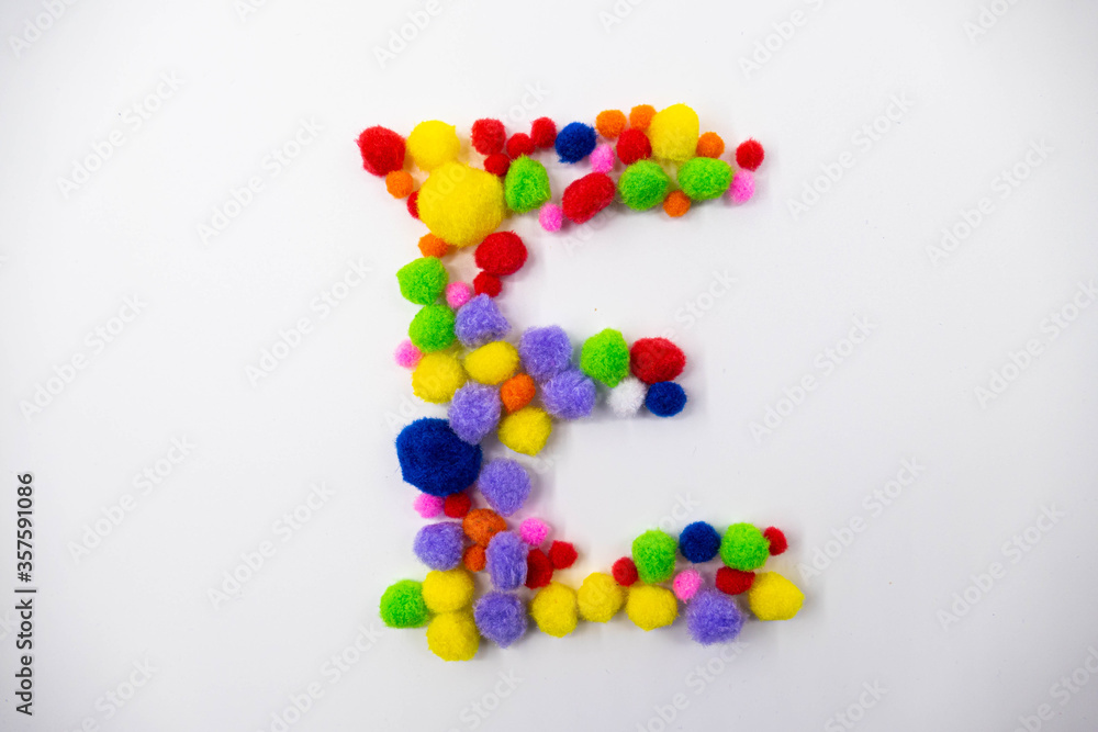 The alphabet in capital letters The alphabet in capital letters