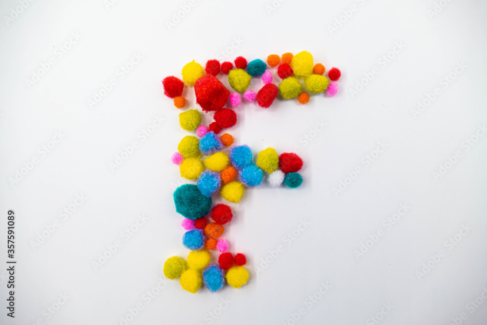 The alphabet in capital letters The alphabet in capital letters