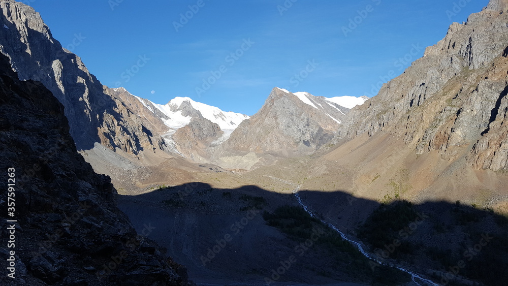 Aktru gorge in the Altai Mountains