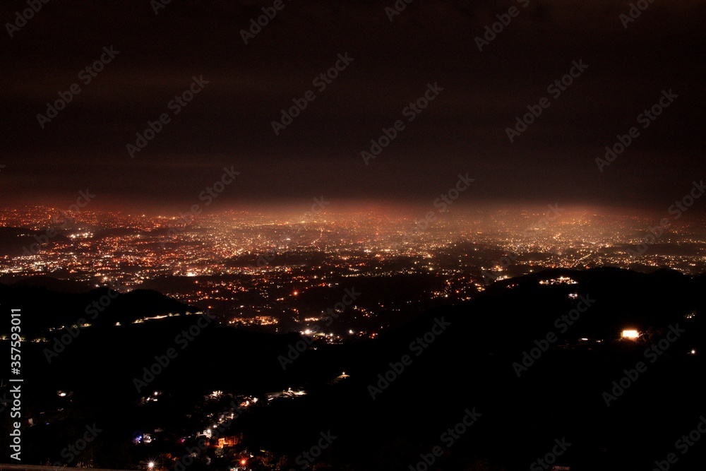 long exposure timelapse of city at night from top long exposure timelapse of city at night from top