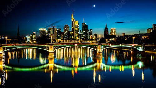 Frankfurt Skyline Night
