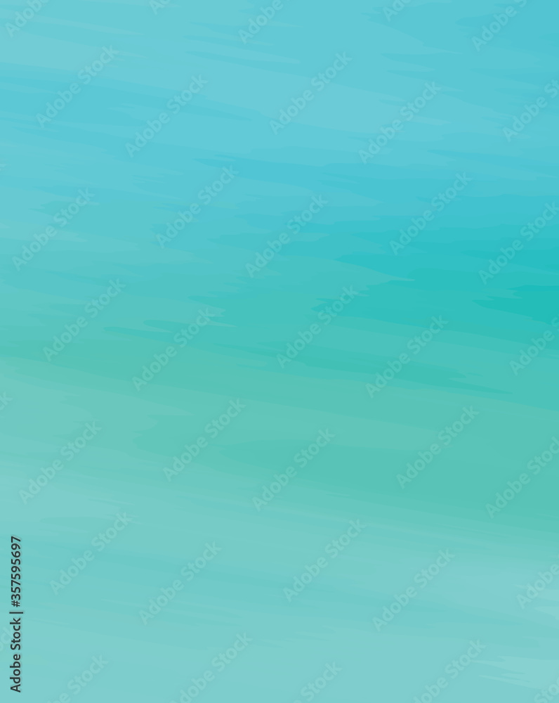 Teal green calming abstract background, Caribbean water background 