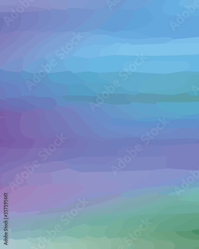 Blue, purple and green abstract background, calming colors