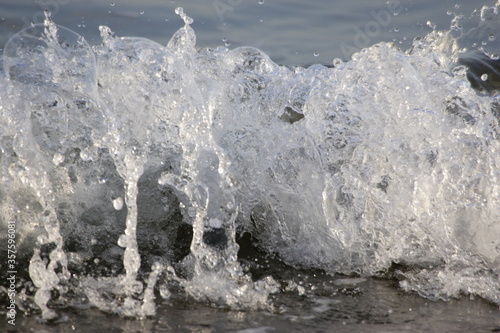 Wallpaper Mural 高速シャッターで撮影した綺麗な海の波の形 Torontodigital.ca