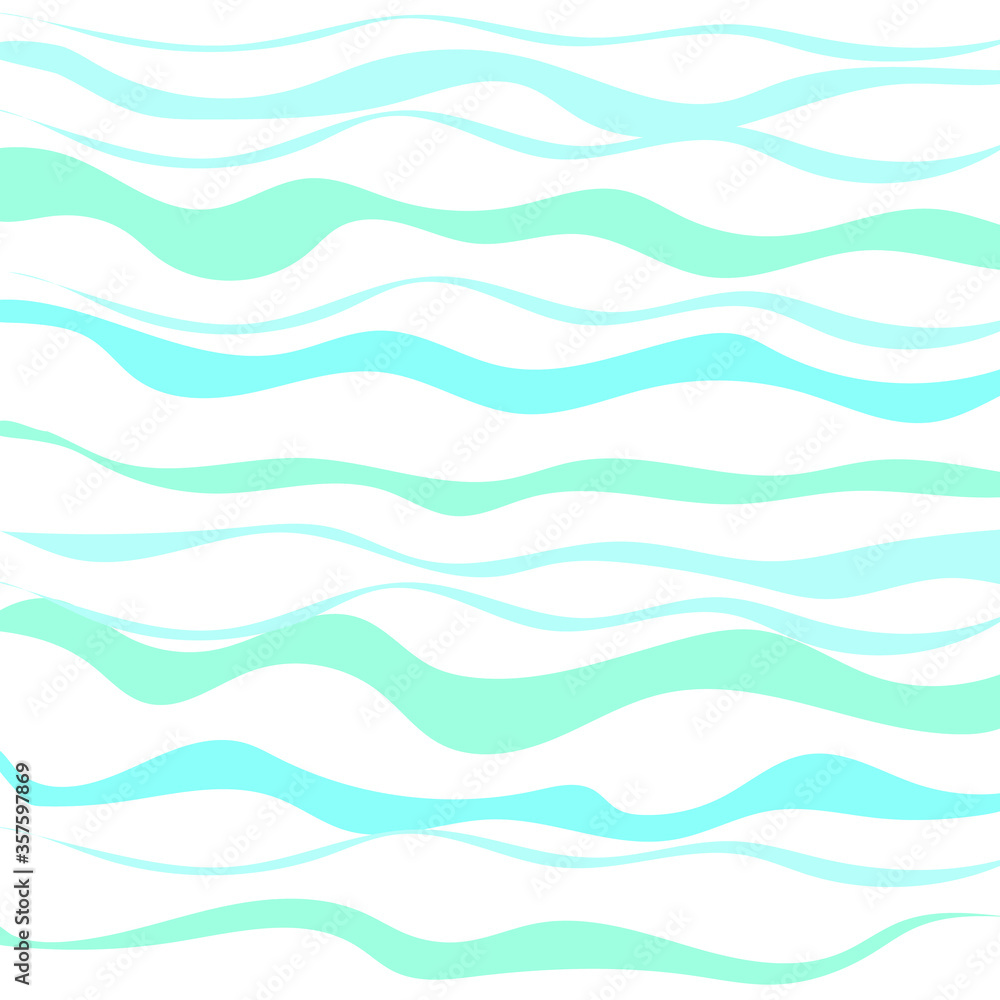 Obraz White background with waves