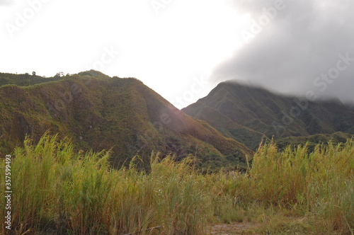 Mountains leading to Lake Pinatubo in Zambales, Philippines