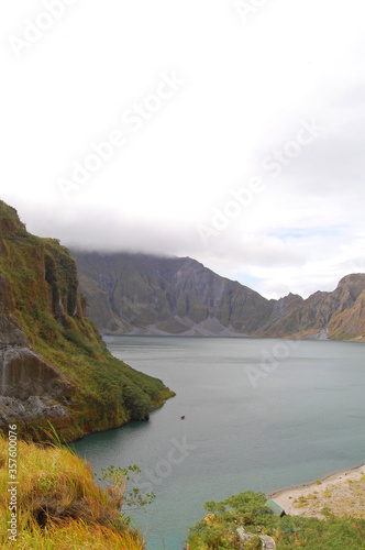 Crater lake Pinatubo in Zambales, Philippines