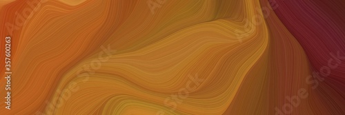 curvy background design with sienna, dark red and old mauve color