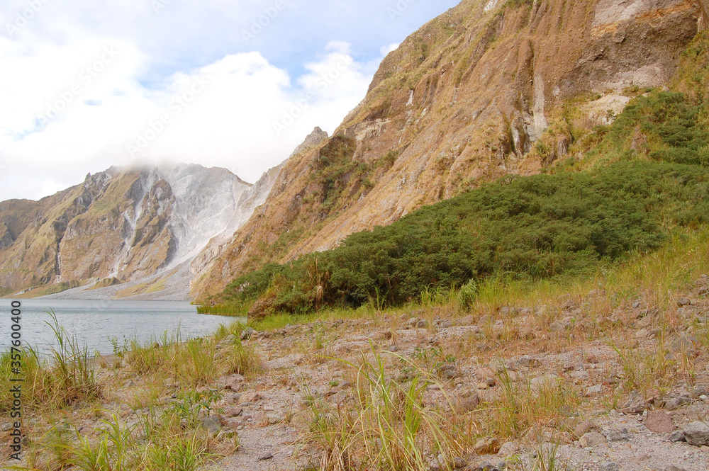 Crater lake Pinatubo in Zambales, Philippines Crater lake Pinatubo in Zambales, Philippines