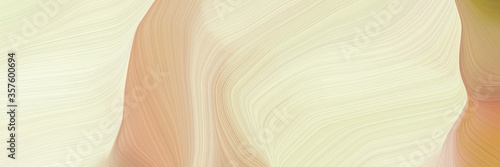 elegant graphic with waves. curvy background illustration with bisque, antique white and peru color