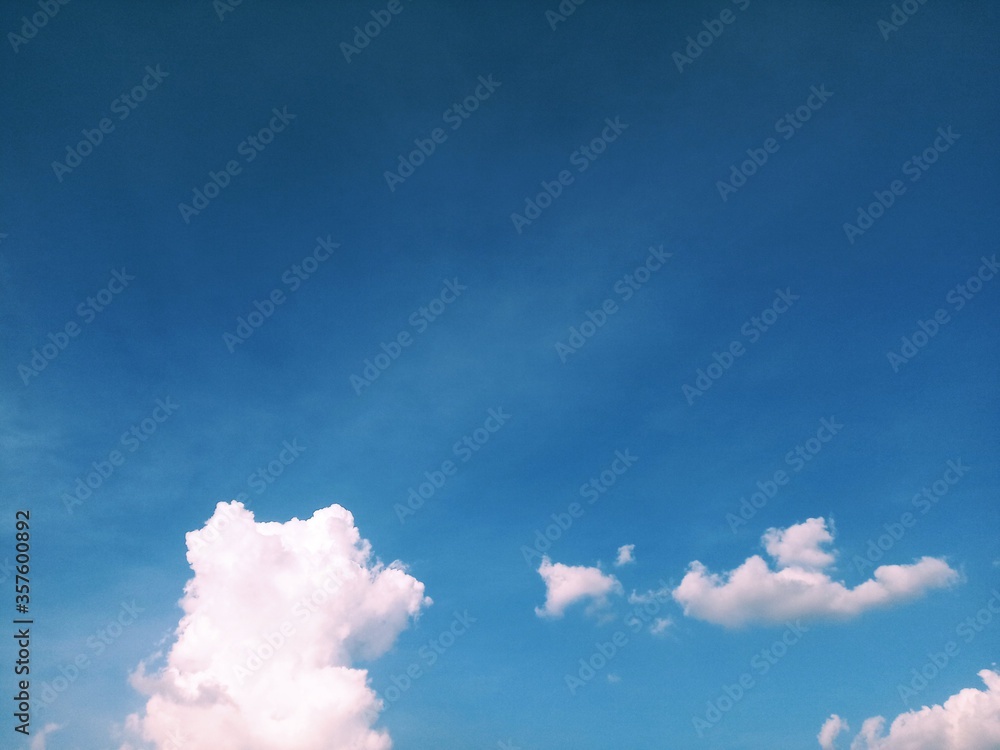 Natural wallpaper of white clouds in the sky. Abstract background.
