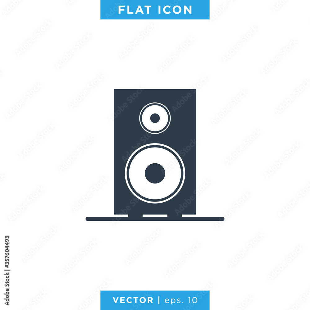 Speaker Audio Sound Icon Vector Logo Design Template. Speaker Audio Sound Icon Vector Logo Design Template.